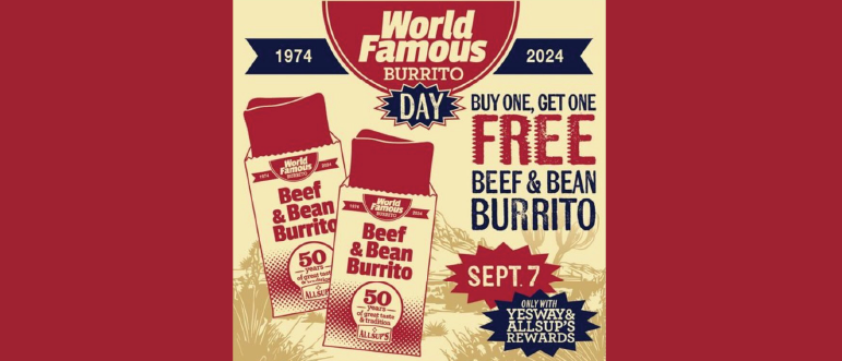 Yesway Introduces ‘World Famous Allsup’s Burrito Day’ | NACS